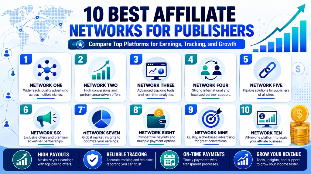 10 Best Affiliate Networks for Publishers