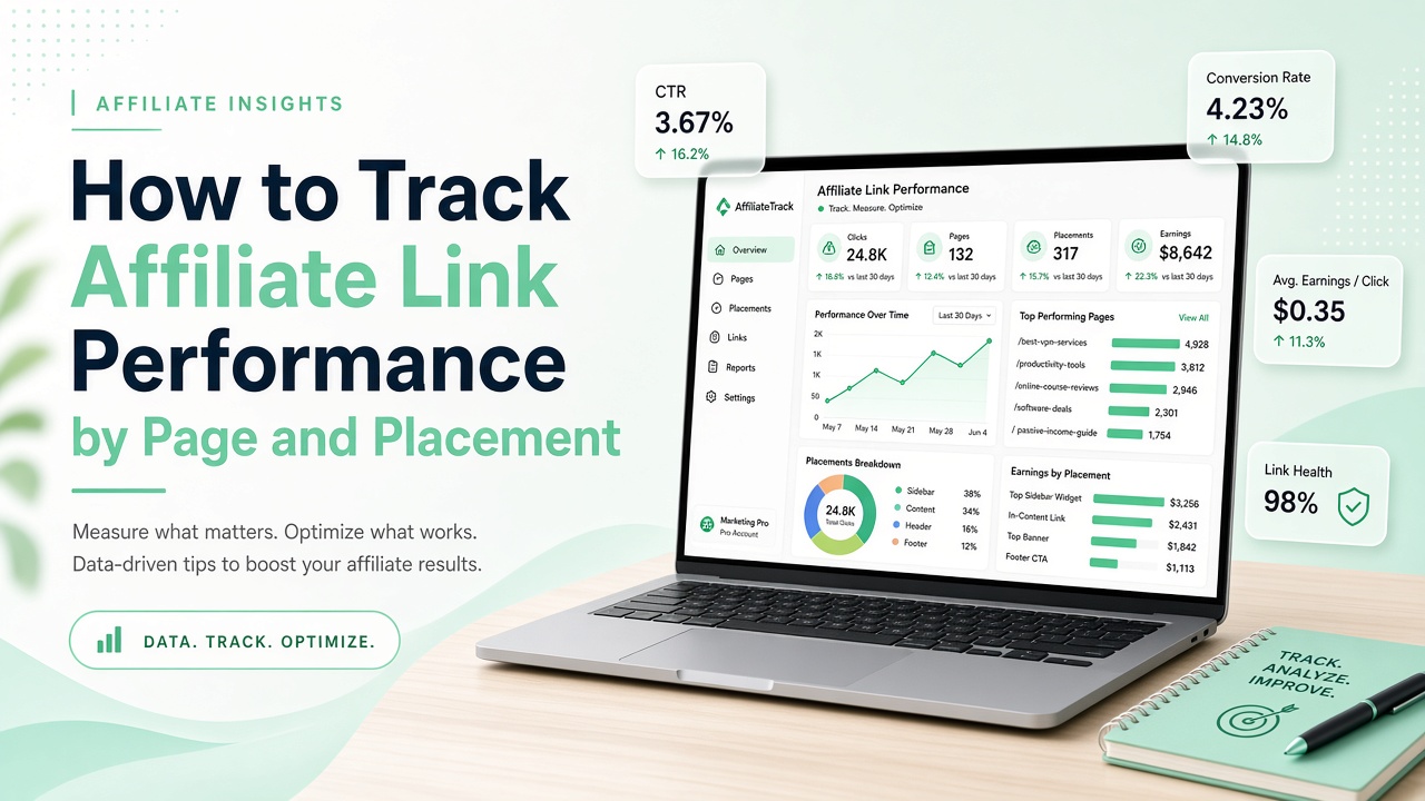 How to Track Affiliate Link Performance by Page and Placement